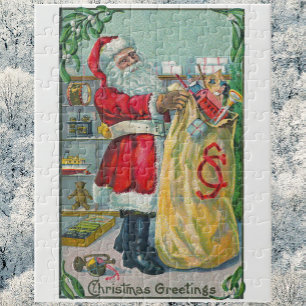 Weihnachten im Vintage-Stil, viktorianischer Weihn Puzzle