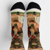 Weihnachten im Vintage-Stil, viktorianischer Weihn Socken (Oben)