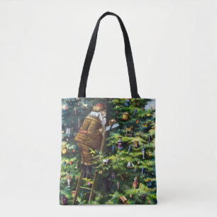Weihnachten im Vintage-Stil, viktorianischer Weihn Tasche
