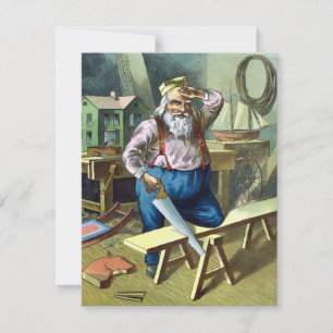 Weihnachten im Vintage-Stil, Weihnachtsmann baut S