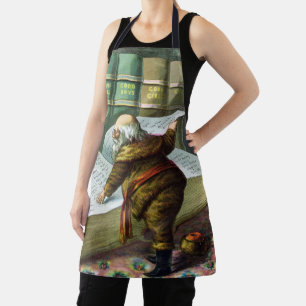 Weihnachten im Vintage-Stil, Weihnachtsmann Naught Schürze