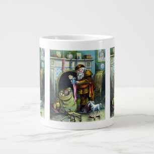 Weihnachten im Vintage-Stil, Weihnachtsmann Strümp Jumbo-Tasse