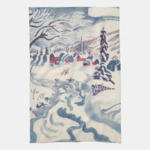 Weihnachten im Vintage-Stil, Winterschlandschaft m