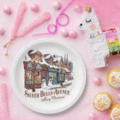 Weihnachten im Vintagen Stil Pappteller (Party)