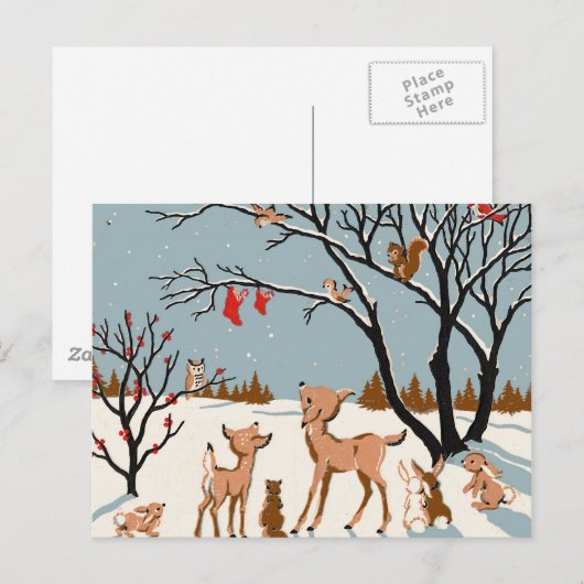 Weihnachten im Wald (Vorne/Hinten)