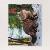 "Weihnachten im Wald" 16x20 Puzzle (Vertikal)