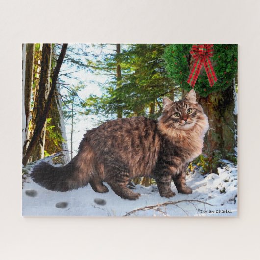 "Weihnachten im Wald" 16x20 Puzzle (Horizontal)