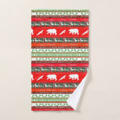 Weihnachten im Wald Badhandtuch Set (Handtuch)