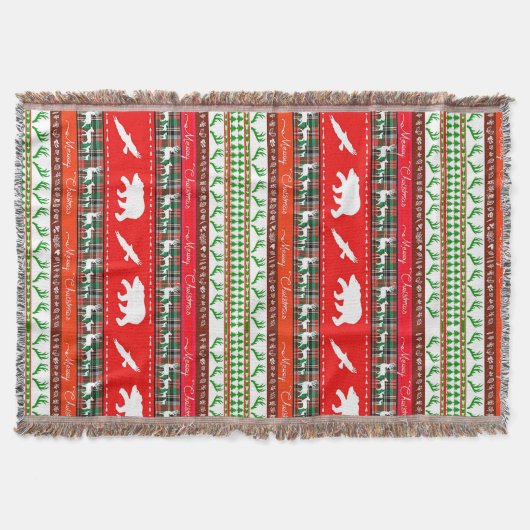 Weihnachten im Wald Decke (Vorderseite)