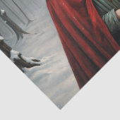 Weihnachten im Wald - Entfärbung - Seidenpapier (Detail)