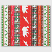 Weihnachten im Wald Geschenkpapier (Flach)