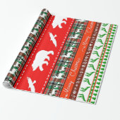 Weihnachten im Wald Geschenkpapier (Ungerollt)