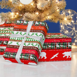 Weihnachten im Wald Geschenkpapier