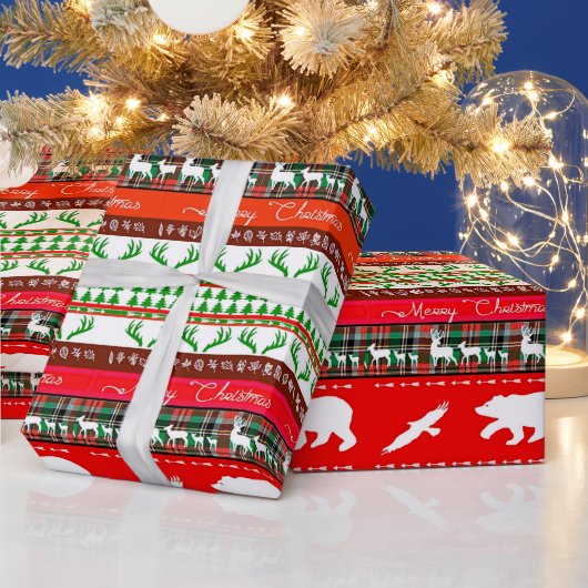 Weihnachten im Wald Geschenkpapier (Feiertage)