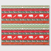 Weihnachten im Wald Geschenkpapier (Flach)