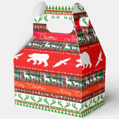 Weihnachten im Wald Geschenkschachtel (Vorderseite)