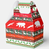 Weihnachten im Wald Geschenkschachtel (Rückseite)