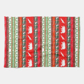 Weihnachten im Wald Geschirrtuch (Horizontal)