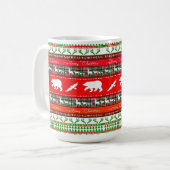 Weihnachten im Wald Kaffeetasse (Vorderseite Links)