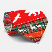 Weihnachten im Wald Krawatte (Gerollt)