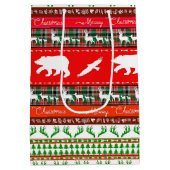 Weihnachten im Wald Mittlere Geschenktüte (Rückseite)