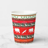 Weihnachten im Wald Pappbecher (Links)