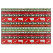 Weihnachten im Wald Schneidebrett (Vorderseite)