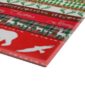 Weihnachten im Wald Schneidebrett (Ecke)