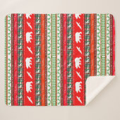 Weihnachten im Wald Sherpadecke (Vorderseite (Horizontal))