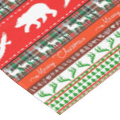 Weihnachten im Wald Tischdecke (Schrägansicht)