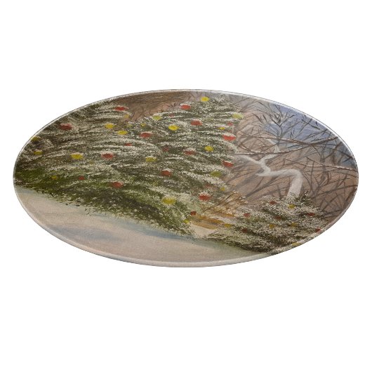 Weihnachten im Wald, von Gary Poling Schneidebrett (Ecke)