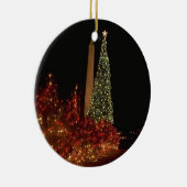 Weihnachten im Washington DC Keramikornament (Rechts)