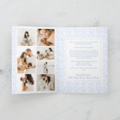 Weihnachten im Wasser Blau Chinoiserie Ein Foto H (Innenseite)