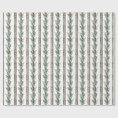 Weihnachten im Wasser Karierte Ribbon Garland Geschenkpapier (Flach)