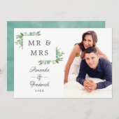 Weihnachten im Wasser - Mr. and Mrs. Foto (Vorne/Hinten)