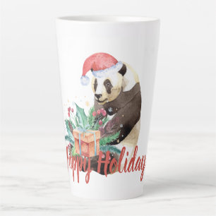 Weihnachten im Wasser Panda Personalisiert Milchtasse