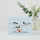 Weihnachten im Wasser Postkarte (Stehend Vorderseite)