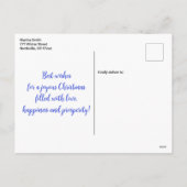 Weihnachten im Wasser Robin Personalisiert (Rückseite)