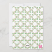 Weihnachten im Wasser Rosa Grüne Bow Garland Foto (Rückseite)