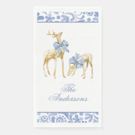 Weihnachten im Wasserbad Chinoiserie Bow Reindeer Serviette