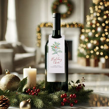 Weihnachten im Wasserfarben - Heilige Berries