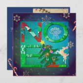 Weihnachten im Weihnachten + Foto Ferienkarte (Vorne/Hinten)