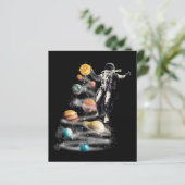 Weihnachten im Weltraumsolarsystem Astronaut Invit (Stehend Vorderseite)