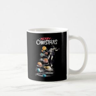Weihnachten im Weltraumsolarsystem Astronaut Invit Kaffeetasse