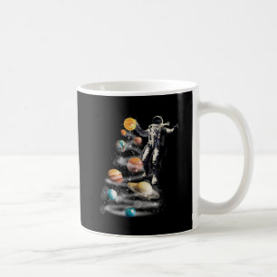 Weihnachten im Weltraumsolarsystem Astronaut Invit Kaffeetasse
