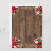 Weihnachten im Western Save the Date, Weihnachten- Einladung (Rückseite)