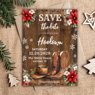 Weihnachten im Western Save the Date, Weihnachten- Einladung