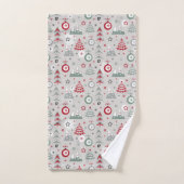 Weihnachten im Winter. Badhandtuch Set (Handtuch)