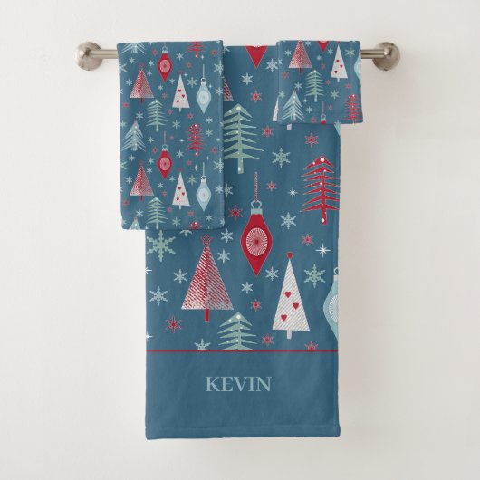 Weihnachten im Winter. Badhandtuch Set (Insitu)