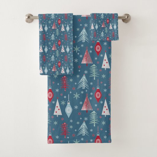 Weihnachten im Winter. Badhandtuch Set (Insitu)
